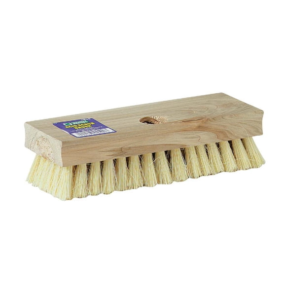 DQB Industries Heavy Duty Acid Scrub Brush 11643 - Tampico Bristles - 8 In.