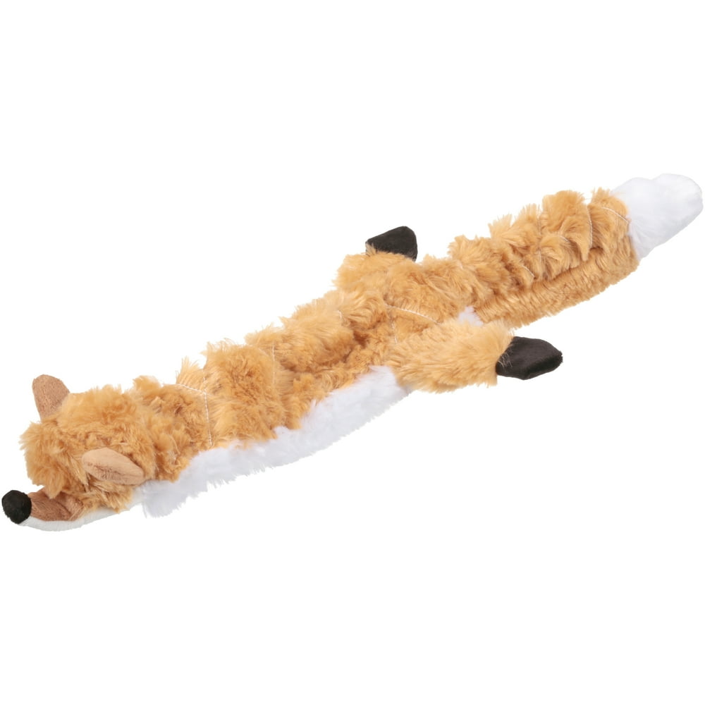 Logical Pet Rugged Stuffless Plush Fox Dog Chew Toy, 1 Count - Walmart