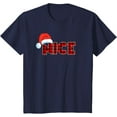 thumbnail image 2 of Nice Christmas Couple Buffalo Red Plaid T-Shirt Couple T Shirt Couple Love Matching Outfits Short Sleeve Minimalist Clothing for Woman Man, 2 of 3
