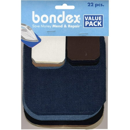 Bondex Patch Value Pack, 22 Piece (Best Sewing Machine For Patches)