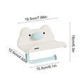 thumbnail image 2 of Wall Mounted Toilet Paper Holder, Bathroom Tissue Box, Non Perforated Paper Storage, Modern Design, For Wet Areas, Wall-Mounted Convenience, Premium Plastic Material, For Home/Guest Rooms $BS$3, 2 of 8