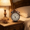 thumbnail image 4 of Loud Alarm for Deep Sleepers Retro Twin Bell Alarm Clock for Bedroom and Home Decoration, 4 of 6
