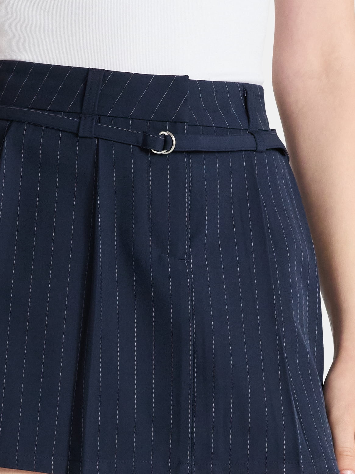 No Boundaries Pleated Mini Skirt, Women's