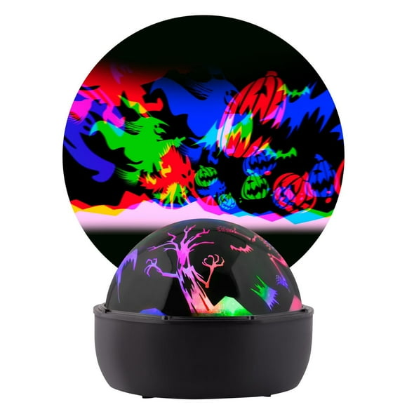 Lightshow Projection-Tabletop ShadowLights w / Inner Motion-Halloween Scene (ColorChanging)
