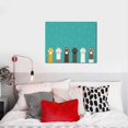 thumbnail image 4 of Naloa Cute Cat Paw And Dog Print Canvas Bathroom Wall Art,Bathroom Wall Art Decoration, Canvas Poster Prints,Decorative Paintings for Living Room, Bathroom, Kids Room, 4 of 6