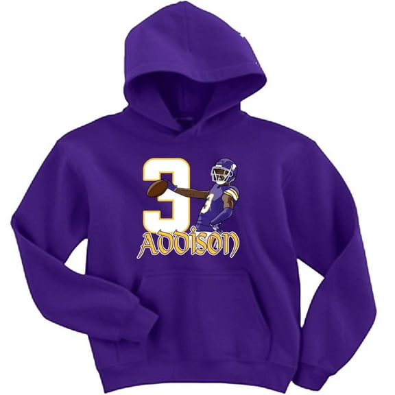 Jordan Addison TD 3 Minnesota Hooded Sweatshirt Hoodie