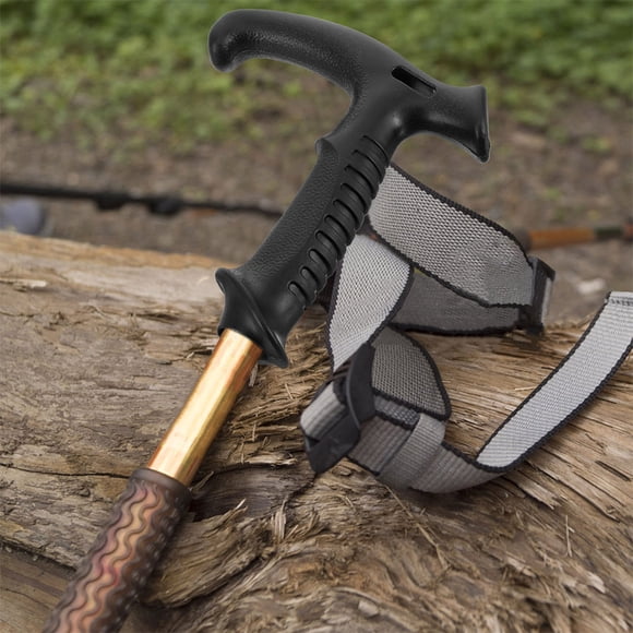HEANUJJ Adaptador Para Palo De Senderismo Con Mango Ergonómico Y Material Plástico Negro