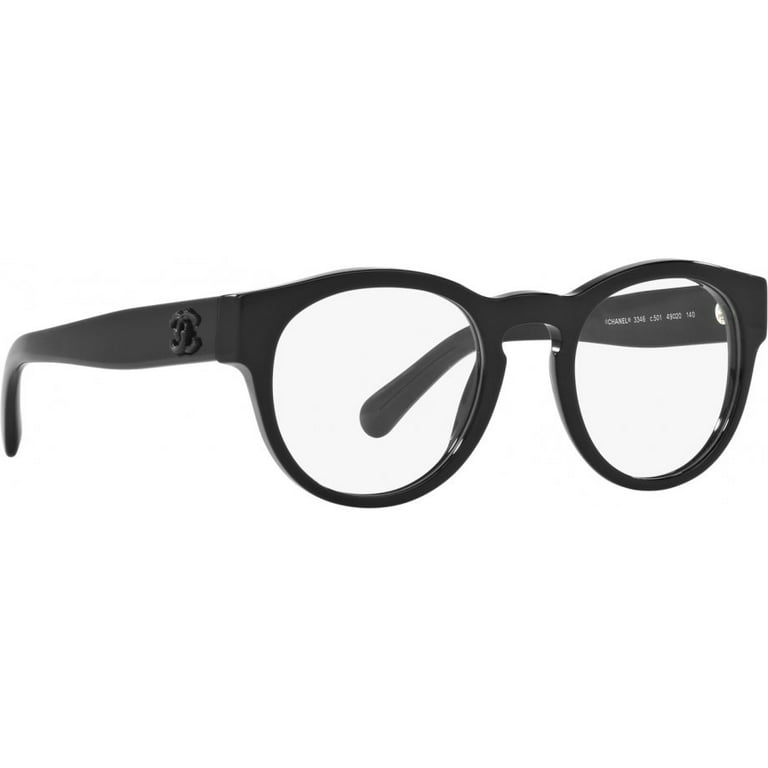 Chanel Women Eyeglasses CH3346 C501 Signature Black Frame 47mm
