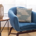 thumbnail image 6 of Plutus Brands Blue Plutus Faded Abstract Luxury Throw Pillow 16 in x 16in, Double Sided 16" x 16", 6 of 9