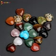 thumbnail image 3 of Spencer 10Pcs Tumled Healing Crystal Pocket Stone Mini Puffy Heart Assorted Rock Collection, 3 of 8