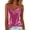 Hot Pink, variant on jjayotai Womens Tank Tops Summer Sleeveless Tops Cowl Neck Backless Shirts Spaghetti Strap Cami Basic Tank Shirts