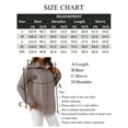 thumbnail image 6 of jinghuiyue Women Shirts Button-up Collared Long Sleeve Plaid Shirt Business Office Casual Tops XL, 6 of 6