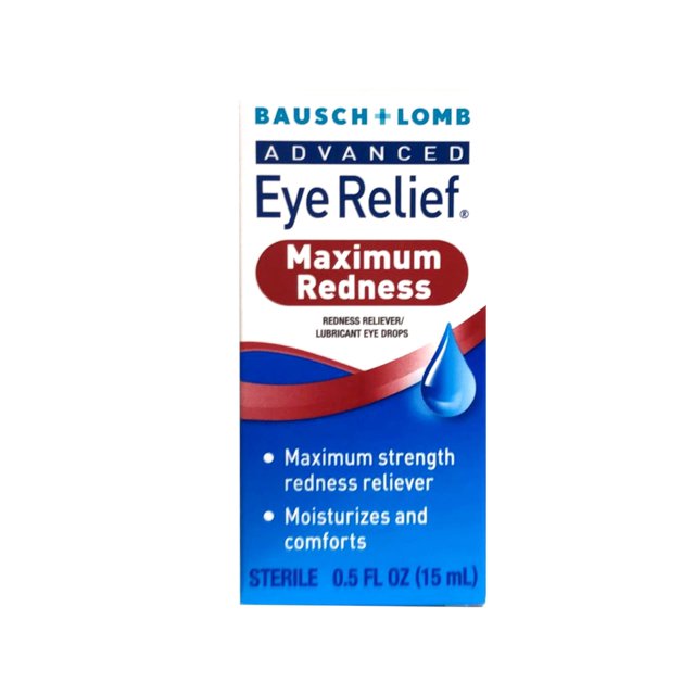 Gotas para ojos Bausch & Lomb para ojos secos y enrojecimiento, 15 ml