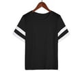 thumbnail image 4 of Ltctricy Women's Oversized T Shirts Loose Half Sleeve Crew Neck Color Block Tee Tops Fashion Casual Blouses, 4 of 6