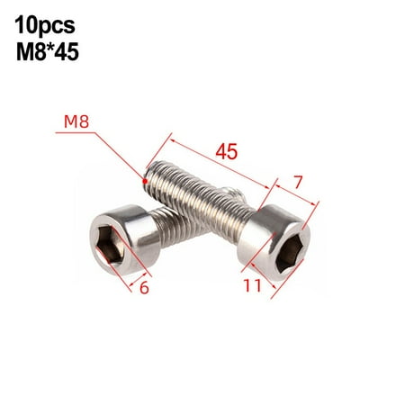 

Hexagon Socket Screw and Nut 304 Stainless Steel Cylinder Screws Hexagon Socket