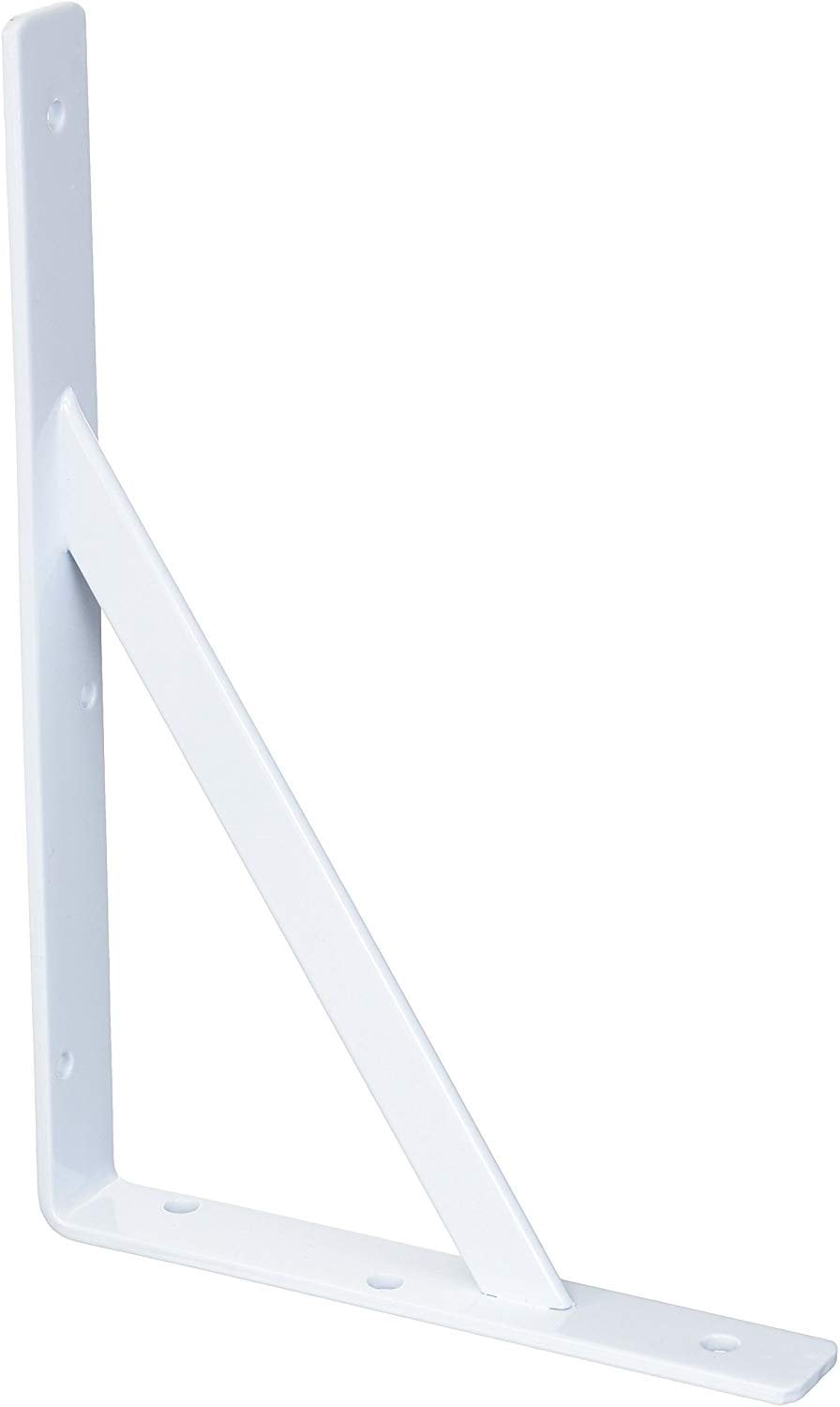Knape & Vogt 208WH300 12" White Heavy Duty Shelf Brackets