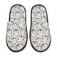 thumbnail image 1 of Fotbe Cute Baseball Pantuflas Peludas para Mujer con Estampado, Zapatillas de Peluche, Zapatos de Invierno para Casa, Uso Interior y Exterior-Large, 1 of 8