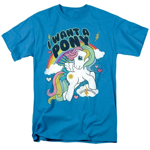 My Little Pony Retro I Want A Pony Unisex Adult T Shirt For Men And Women