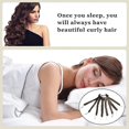 thumbnail image 1 of Diadema rizadora sin calor con varilla rizadora para un peinado suave durante la noche en cabello largo (Negro), 1 of 5
