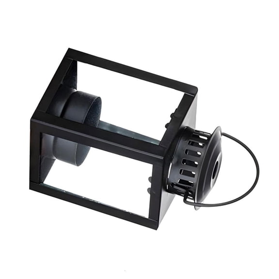 MOMOJIA Retro Black Iron Square Hanging Candle Holders Lanterns Farmhouses Home Decors With Glass Panel For Outdoor Indoor Use