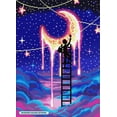 thumbnail image 2 of DIAMOND ART CLUB Paint the Moon Diamond Painting Kit, 2 of 6