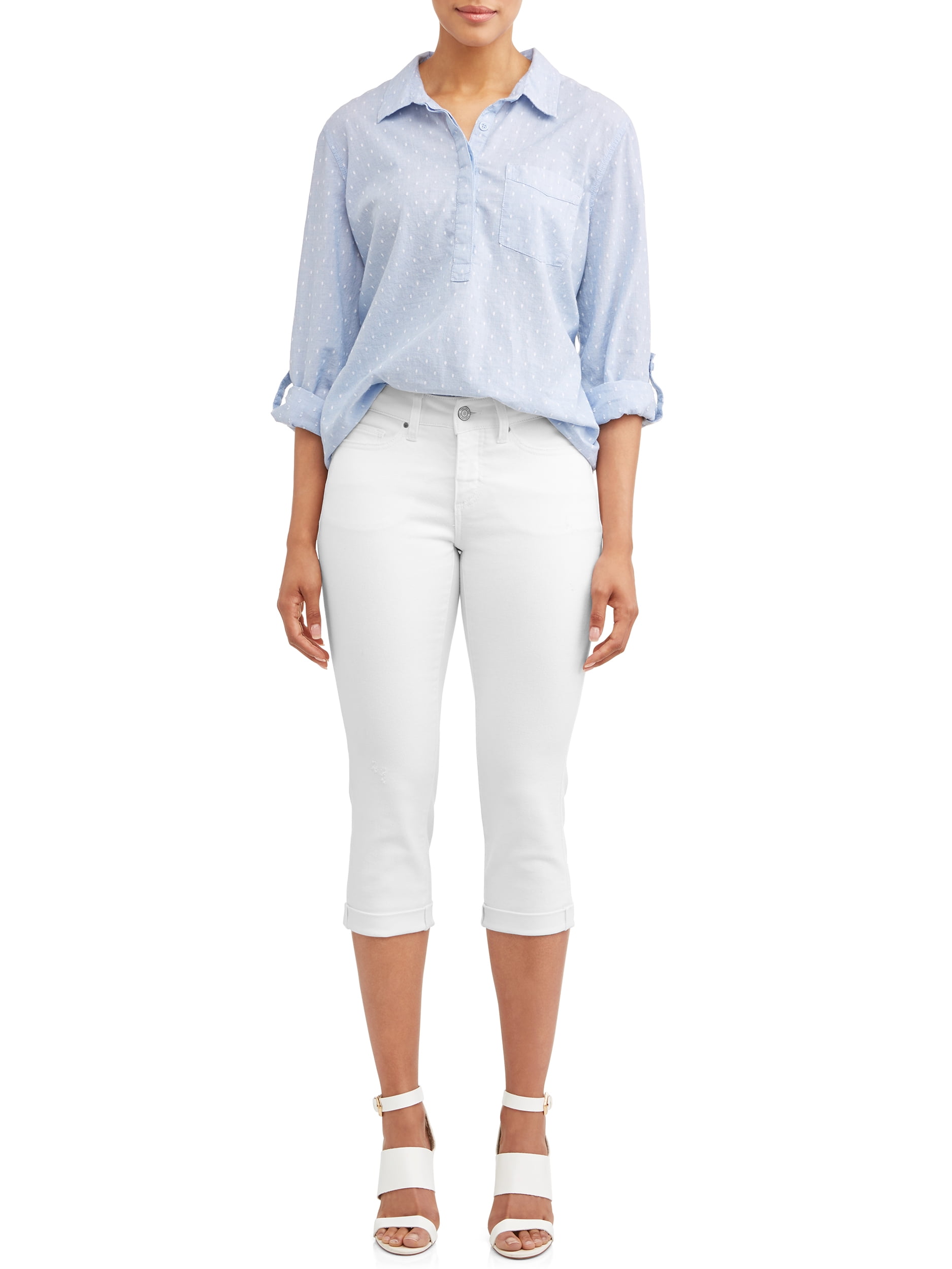 time and tru capri jeans