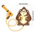 thumbnail image 3 of Equipo de natación, accesorios de natación, mochila para niños, pistola de agua, juguete extraíble, festival de Songkran de verano, pistola de agua, juguete, pistola de agua, mochila orangután, pistol, 3 of 6