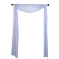 thumbnail image 6 of BalsaCircle Lavender 18 feet Sheer Organza Curtain Panel Backdrop Drape Window Decorations, 6 of 8