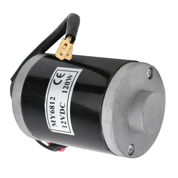 MY6812 12V 120W High Speed Small Brush Motor with Belt Pulley Electric Scooter E Bike Accessory