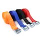 thumbnail image 2 of Juego de 4 correas de amarre, longitud 2 m, ancho 25 mm, capacidad de amarre 250 kg, naranja, 2 of 5