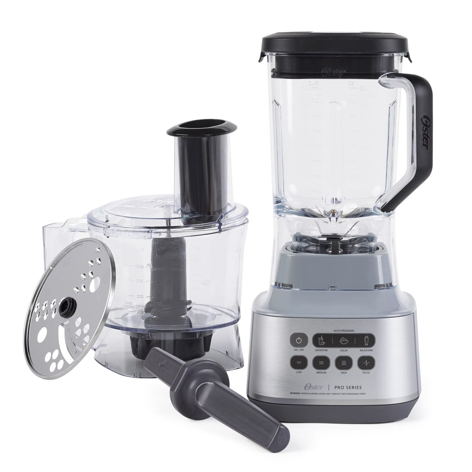 Oster 3-in-1 Kitchen System, 700W Blender with Easy Clean Glass