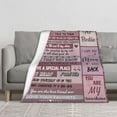 thumbnail image 5 of Best Friend Blanket, for Women, Best Friend Birthday Gifts for Women, Friendship Gifts for Women Friends, Throw Blankets for Bed Sofa Couch Travel (Red, 50x60), 5 of 6