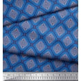 thumbnail image 3 of Soimoi polyester Crepe Fabric Flamingo & Moroccan Damask Print Sewing Fabric Yard 52 Inch Wide, 3 of 3