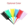 thumbnail image 2 of Hair Dyeing Comb 3-Way Sectioning Highlight Comb Professional Weave Weaving Comb Hair Dye Styling Tool For Salon Use, 2 of 6