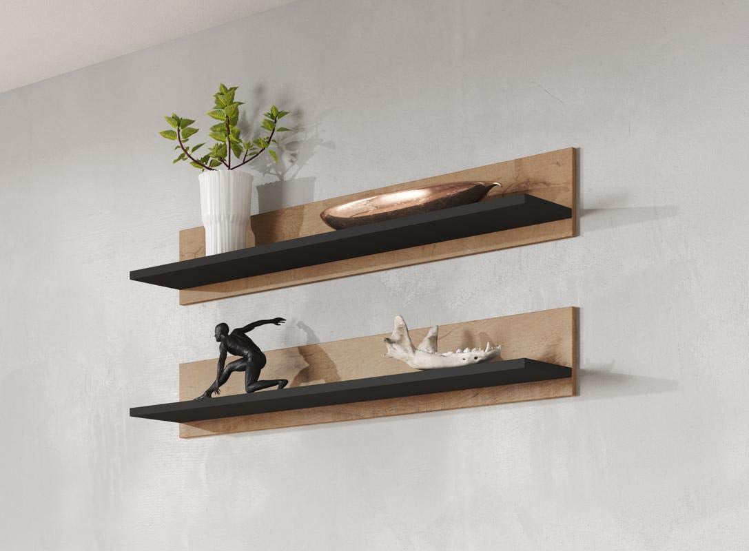 wall mount floating kitchen shelf unit