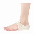 thumbnail image 4 of 4-pack beige L-shaped heel protectors with hook and loop, heel socks, gel heel protectors, shock absorption and foot fatigue relief for men and women, 4 of 4
