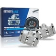thumbnail image 6 of Detroit Axle - Front & Rear Drilled Rotors Ceramic Brake Pads + Rear Brake Calipers Replacement for Chevy Impala Monte Carlo - 10pc Set Fits select: 2006-2008 CHEVROLET IMPALA LT, 6 of 7