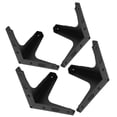 thumbnail image 1 of unbranded 4Ud Pies De Repuesto Para Muebles Triangular En Hierro Color Negro, 1 of 8