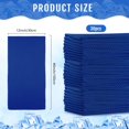 thumbnail image 2 of Toallas refrescantes Hosuly, paquete de 30 unidades, 100 x 30 cm, transpirables al hielo, color azul oscuro, 2 of 6