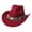 Winered, variant on Western Cowboy Hat for Women Men: Bohemian Colorful Woven Tassel Wide Brim Western Cowgirl Hat - Retro fashion accessories