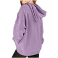 thumbnail image 5 of Babcutegg Kids Girls Sweatshirts Hoodies Regular Fit Pullover Fall and Winter Outfit for Girls Purple Size 7, 5 of 5