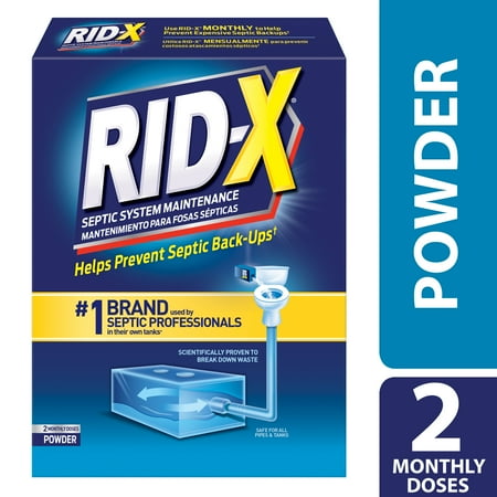 RID-X Septic Treatment, 2 Month Supply Of Powder, 19.6oz