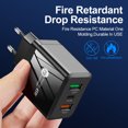 thumbnail image 1 of Adaptador de cargadores de pared multipuertos PD 25W + Dual QC3.0 para iPhone 13 Pro Xiaomi, 1 of 9