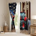 thumbnail image 3 of Manfei Orr-Road Truck Black Out Curtains,American Flag Curtains Pack of 2 (42x63 Each),Red Brown Bedroom Curtains For Teens,Ultra Soft Home Decor, 3 of 6