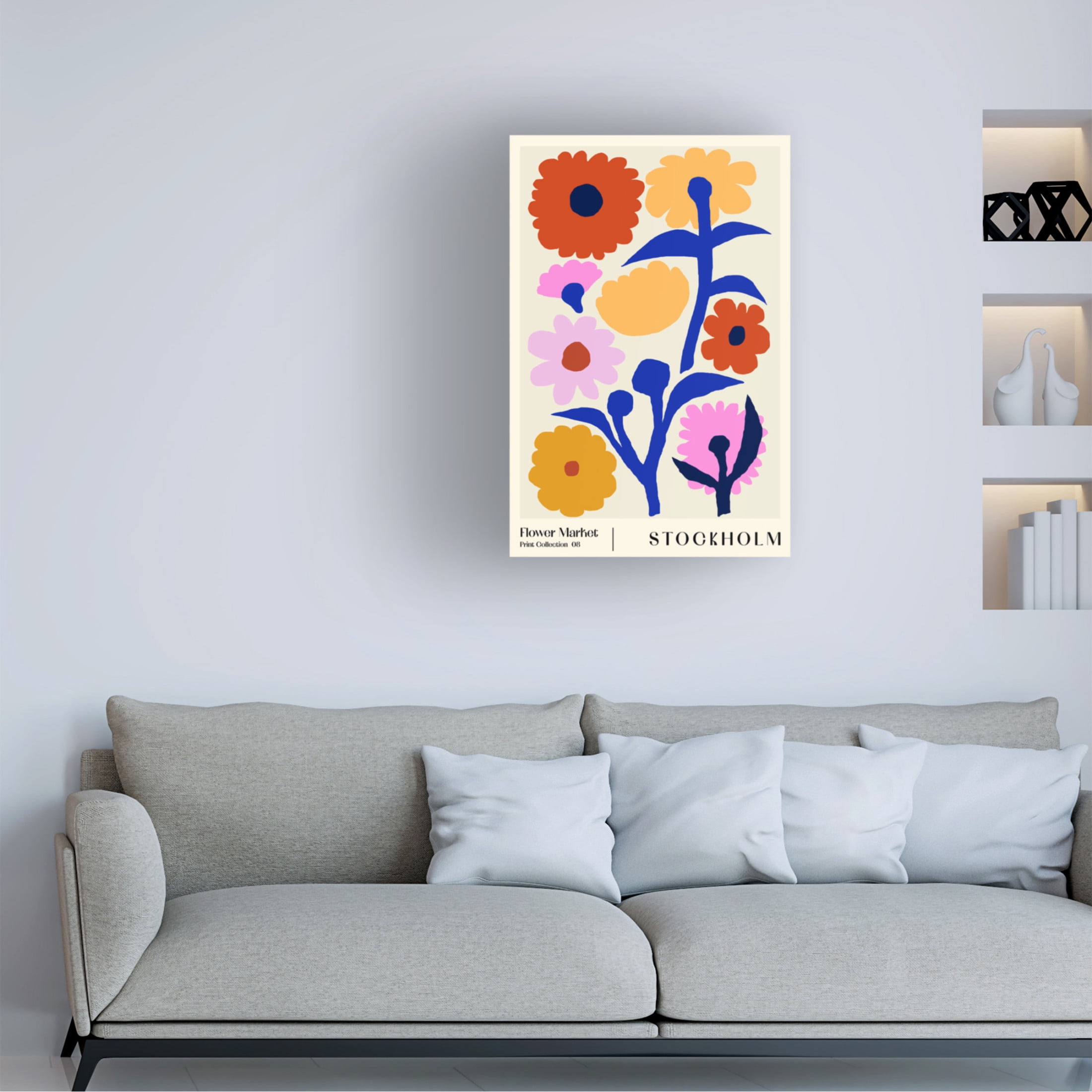 Trademark Fine Art NKTN Flower Market Stockholm Canvas Wall Art