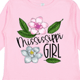 thumbnail image 4 of Inktastic Mississippi Girl Magnolia Flowers and Leaves Girls Long Sleeve Toddler T-Shirt, 4 of 5
