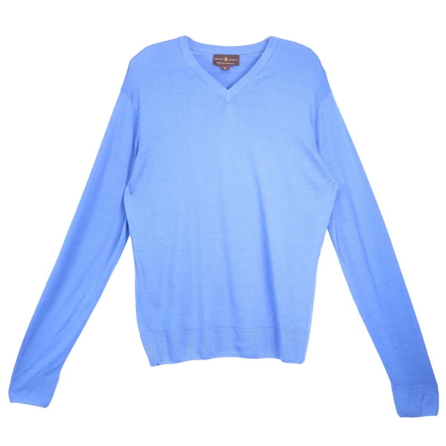 Robert Talbott Men's Atlantic Long Sleeve Knit Sweater Pullover - M
