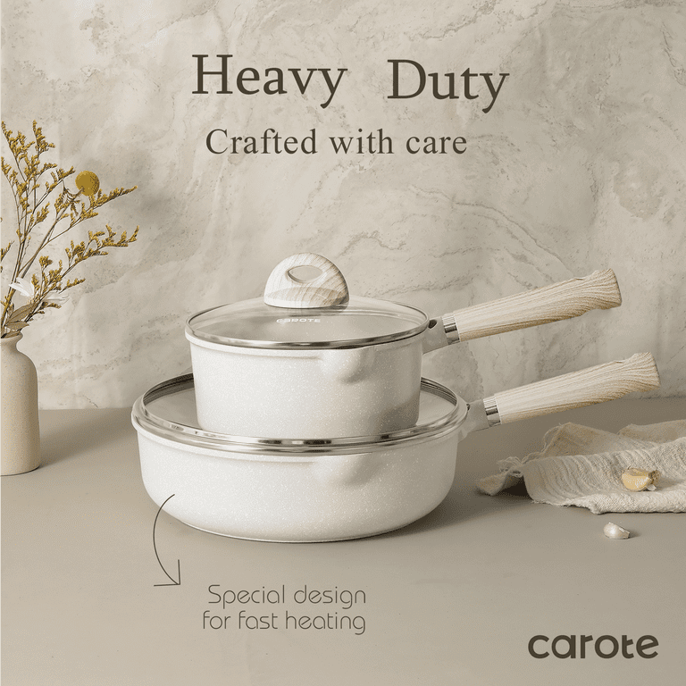 Carote 21-Piece Nonstick Cookware Set with Granite Coating photo 3