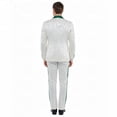thumbnail image 4 of Tazzio Skinny Fit Paisley 2 Piece Suit Set with Satin Shawl Lapel, 4 of 4