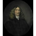 thumbnail image 2 of Pieter Van Der Werff 12x14 Black Ornate Wood Framed Double Matted Museum Art Print Titled: Portrait of Johan De Reus, Director of the Rotterdam Chamber of the Dutch East India Company,, 2 of 5